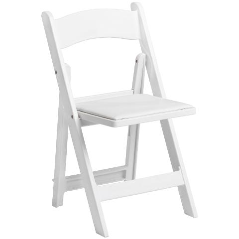 White folding deals garden chairs